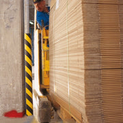 TRAFFIC-LINE Foam Pipe Protection - CURVATURE - Self-Adhesive - 1,000mm Long - Yellow/Black