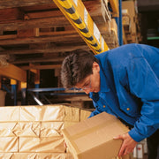 TRAFFIC-LINE Edge Protection - SEMI-CIRCULAR 40/40 - Self-Adhesive - 5,000mm Long - Yellow/Black