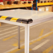 TRAFFIC-LINE External Corner Protection - SEMI-CIRCULAR - Self-Adhesive - Black