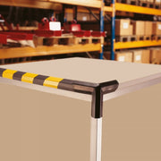 TRAFFIC-LINE Internal Corner Protection - SEMI-CIRCULAR - Self-Adhesive - Black