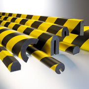 TRAFFIC-LINE Surface Protection - RECTANGLE - Self-Adhesive - 1,000mm Long - Yellow/Black