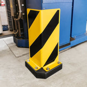 BLACK BULL FLEX Pallet Racking Protectors Right Angle Profile | Flexible Steel Impact Guards