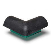 TRAFFIC-LINE Internal Corner Protection - SEMI-CIRCULAR - Self-Adhesive - Black