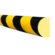 TRAFFIC-LINE Surface Protection - SEMI-CIRCULAR 32/40/32 - Self-Adhesive - 5,000mm Long - Yellow/Black