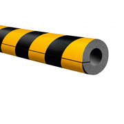 TRAFFIC-LINE Foam Pipe Protection Tube - 1000mm Long -  Yellow/Black