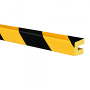 TRAFFIC-LINE Push-Fit Edge Protection - U PROFILE 30/25/8 - 1,000mm Long - Yellow/Black