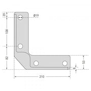 BLACK BULL FLEX Pallet Racking Protectors Right Angle Profile | Flexible Steel Impact Guards