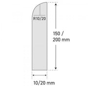 TRAFFIC-LINE Wall Protection Profiles - Light Granite