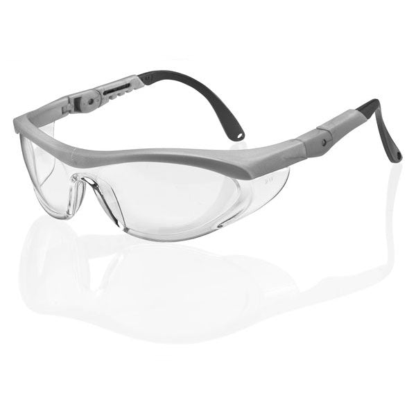 Beeswift B-Brand Utah Clear A/M Safety Glasses Grey - IndustraCare