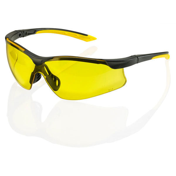 Beeswift B-Brand Yale SH2 Yellow A/M Safety Glasses - IndustraCare