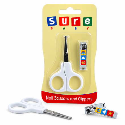 Sure Baby Nail Scissors and Clippers Set