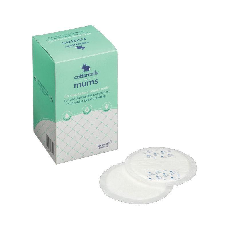 Cottontails for Mums Pack of 40 Disposable Breast Pads