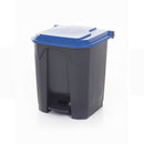GPC Industries Grey Pedal Bin with Coloured Lid - IndustraCare