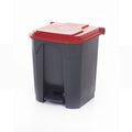 GPC Industries Grey Pedal Bin with Coloured Lid