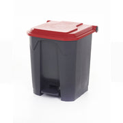 GPC Industries Grey Pedal Bin with Coloured Lid - IndustraCare
