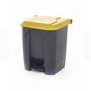 GPC Industries Grey Pedal Bin with Coloured Lid - IndustraCare