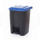 GPC Industries Grey Pedal Bin with Coloured Lid - IndustraCare