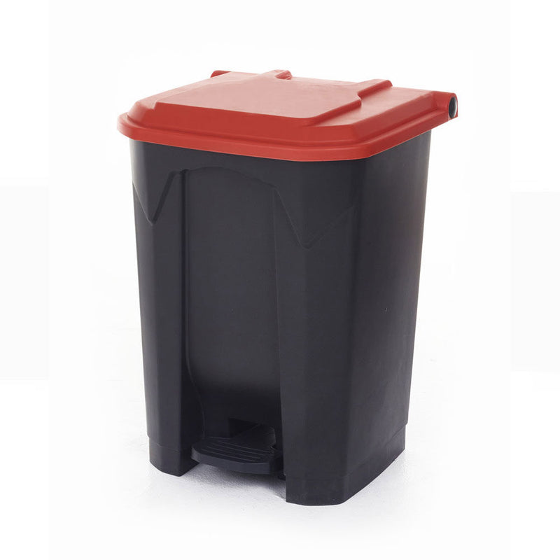 GPC Industries Grey Pedal Bin with Coloured Lid