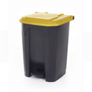 GPC Industries Grey Pedal Bin with Coloured Lid - IndustraCare
