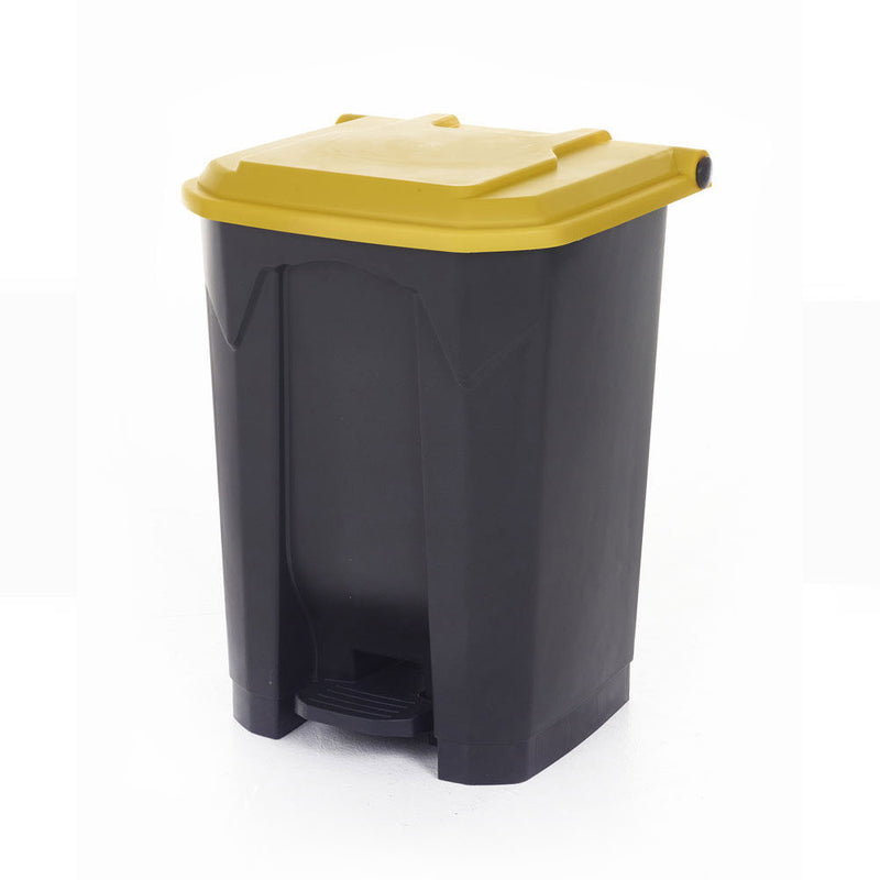 GPC Industries Grey Pedal Bin with Coloured Lid