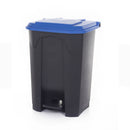 GPC Industries Grey Pedal Bin with Coloured Lid - IndustraCare