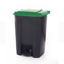 GPC Industries Grey Pedal Bin with Coloured Lid - IndustraCare
