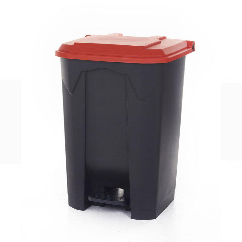 GPC Industries Grey Pedal Bin with Coloured Lid