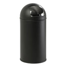 GPC Industries 40 Litre Dome Top Bin Matt Black - IndustraCare