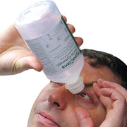HypaClens 2x500ml Eyewash Station with Mirror and Instructions - IndustraCare