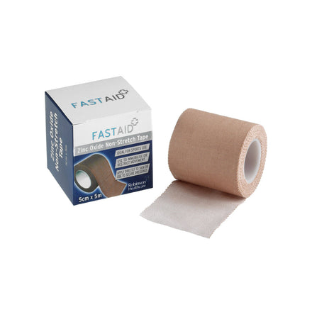 Fast Aid Zinc Oxide Non Stretch Tape 5cm x 5m