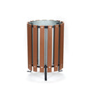 GPC Industries Circular Wood Effect Bin - IndustraCare