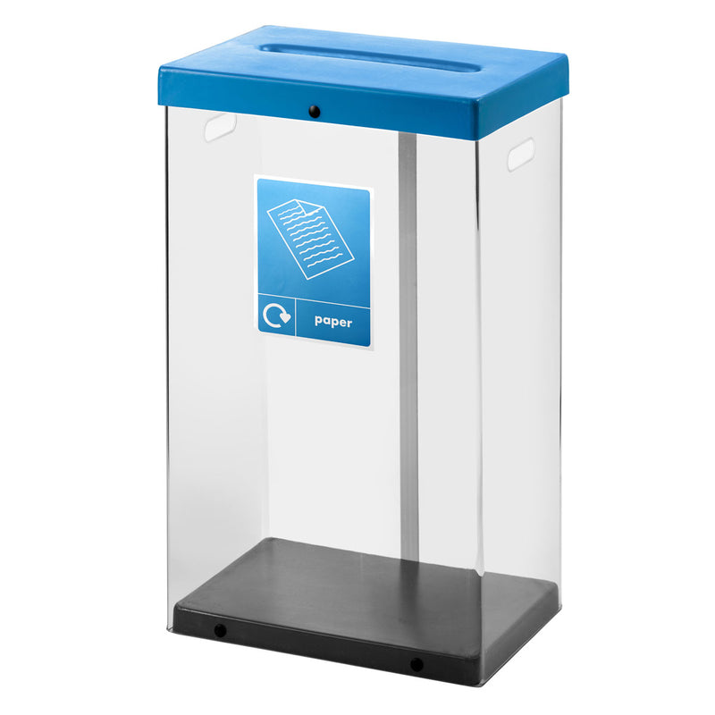 GPC Industries Clear Recycling Bin