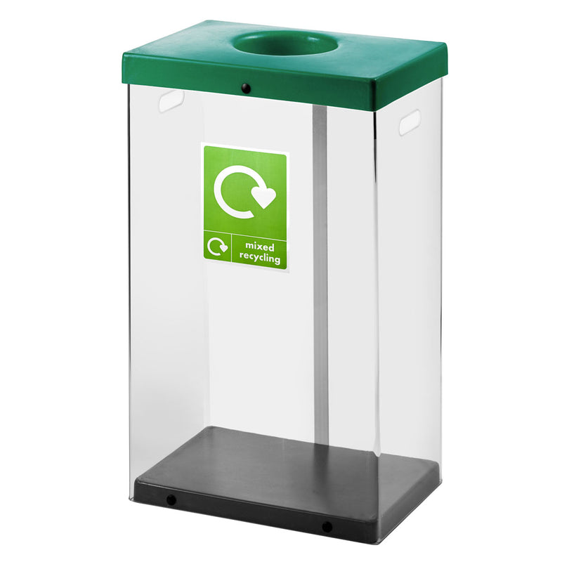 GPC Industries Clear Recycling Bin