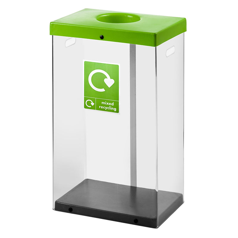 GPC Industries Clear Recycling Bin