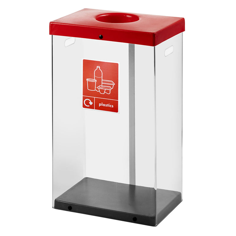 GPC Industries Clear Recycling Bin