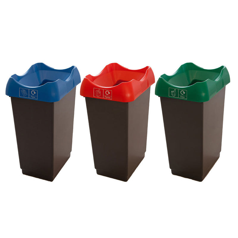 GPC Industries General and Recycling Waste Bins with Large Aperture