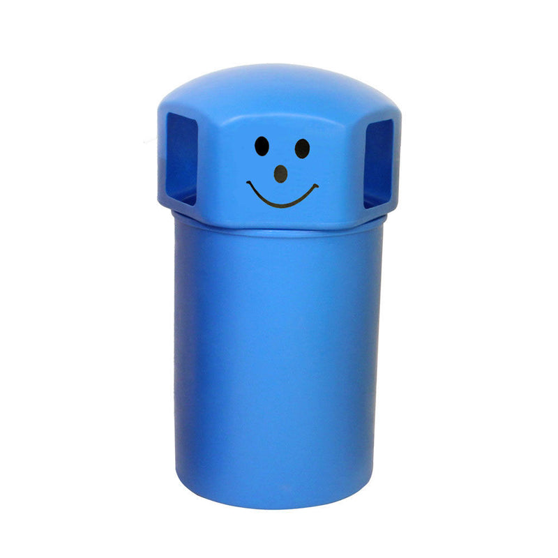 GPC Industries Litter Bin with Smiley Face Logo