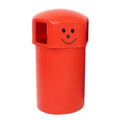 GPC Industries Litter Bin with Smiley Face Logo