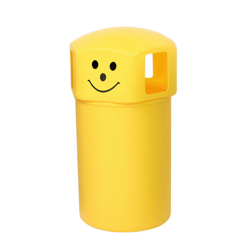 GPC Industries Litter Bin with Smiley Face Logo