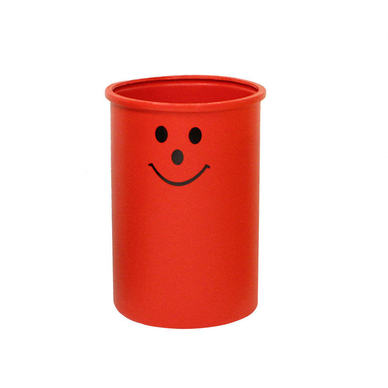 GPC Industries Litter Bin with Smiley Face Logo