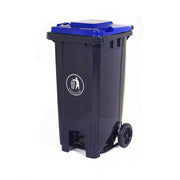 GPC Industries Pedal Wheelie Bin with Coloured Lid - IndustraCare