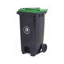 GPC Industries Pedal Wheelie Bin with Coloured Lid - IndustraCare