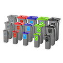 GPC Industries Recycling Bin with Colour Coded Lids - IndustraCare