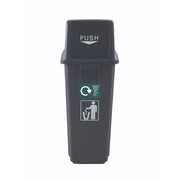 GPC Industries Set of 3 60 Litre Recycling Bins with Pack of 5 Stickers - IndustraCare