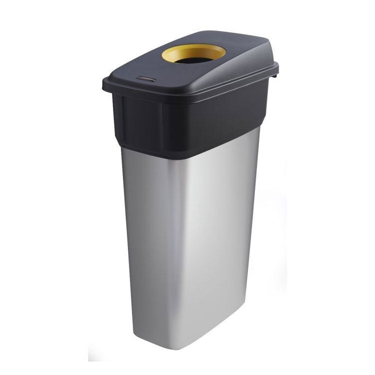 GPC Industries Slim Bin Recycling Bin - Hole Lid