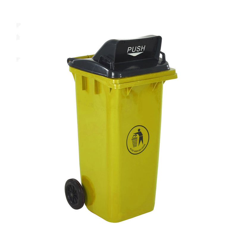 GPC Industries Wheelie Bin with Push Flap Lid - IndustraCare