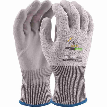 Hantex HX5-PU - ISO Cut D PU Palm Gloves