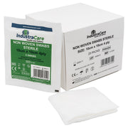 IndustraCare Sterile Gauze Swabs 10cm x 10cm - Box of 125 - IndustraCare