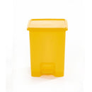 GPC Industries 15L Pedal Bins Yellow - Set of 3 - IndustraCare