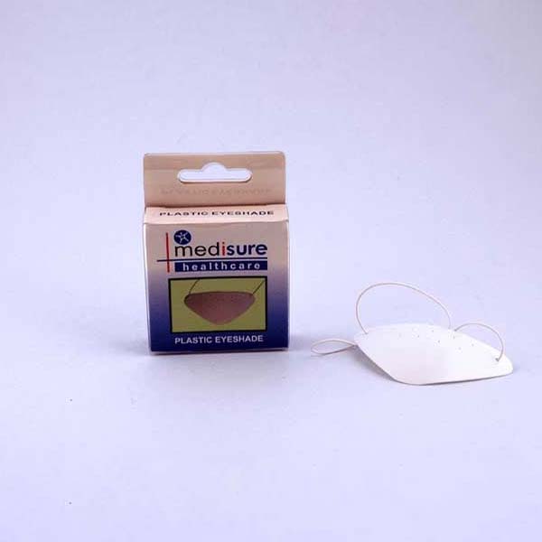 Medisure White Plastic Eyeshade - IndustraCare